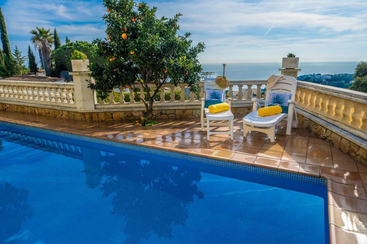 Villa Vista Lux, Piscina Privada Y Zona Exterior Con Vista Mar Тоса-де-Мар Екстер'єр фото